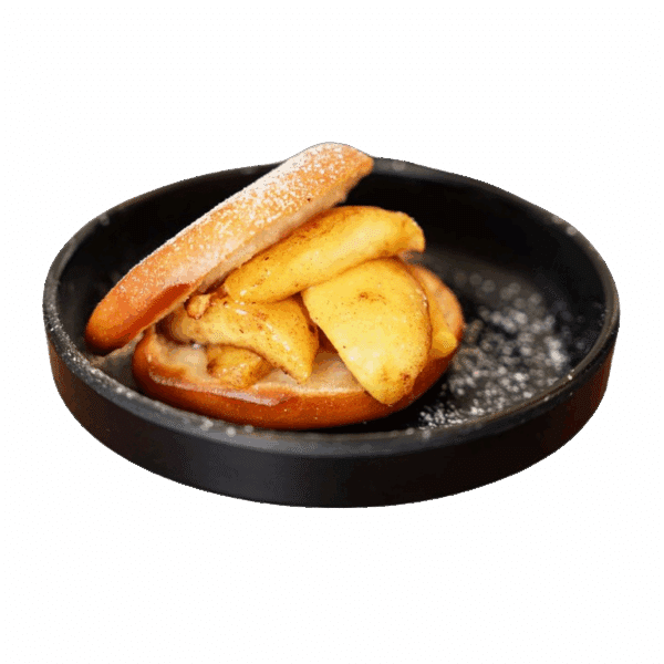 Gua baos pommes cannelles au caramel